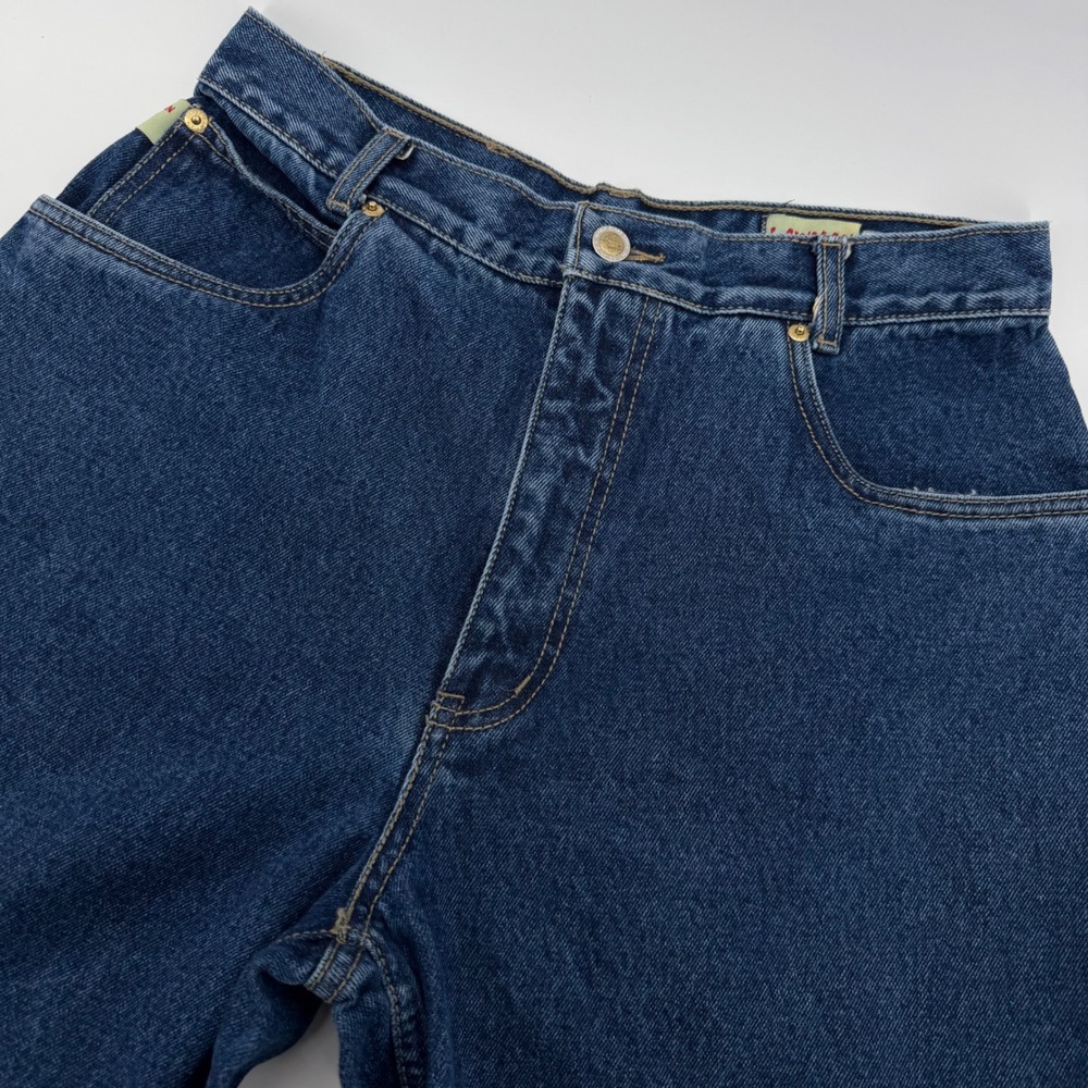 Lawman Jeans Pants Womens 28x31 Blue Vintage High Waisted Straight Leg Denim